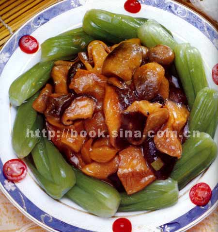 蠔油雙菇的做法(圖)-