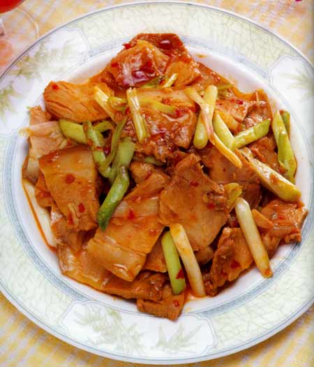 蒜苗五花肉的做法(圖)-