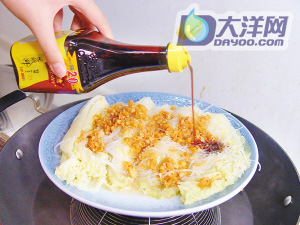 蒜蓉粉絲娃娃菜的做法(圖解)-