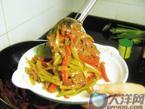 香嫩彩椒牛柳的做法(圖解)-