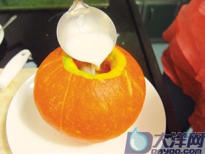 養顏奶心南瓜的做法(圖解)-