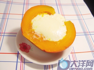 養顏奶心南瓜的做法(圖解)-
